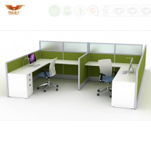 Green Panel Call Center Workstations Economical Office Cubicles (HY-235)